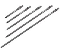 Leeda Extending B/Stick 9.5" 1x5pk, Rogue-Bastone Estensibile da 9,5 cm, Confezione da 5 Pezzi Unisex-Adulto, Nero, 9.5 Inches