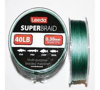 LEEDA Super Braid 40lb 150yds / 137m, Treccia, 137 m. Unisex-Adulto, Altro, 18 kg