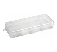 Leeda Multi Change Case Tackle Box 4-24 Compartments, Scatola Cambio, Scomparti. Unisex-Adulto, Trasparente, Taglia Unica