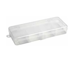 Leeda Multi Change Case Tackle Box 4-24 Compartments, Scatola Cambio, Scomparti. Unisex-Adulto, Trasparente, Taglia Unica