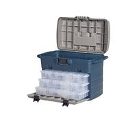Leeda Tackle Case Box System Blu/Grigio