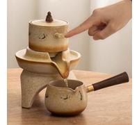 LEEDJUINE Infusore per tè in porcellana, set da 2 pezzi, set da 210 ml, teiera per la casa retrò Kungfu Set da tè