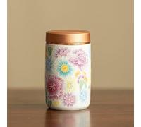 LEEDJUINE Lo smalto colora il mini contenitore del tè della ceramica, 85ml 2,5 oz, il contenitore sigillato portatile del tè ha sigillato il carro armato di stoccaggio