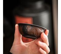 LEEDJUINE Retro Master Cup viola argilla degustazione di tè, 70ml 2.3 oz, set di tè in stile cinese fatto a mano