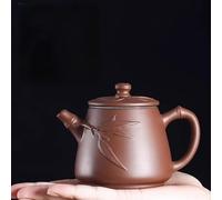 LEEDJUINE Teiera in argilla viola retrò con filtro in acciaio inossidabile, 250 ml, set da tè per uso domestico Kungfu