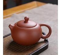 LEEDJUINE Teiera Xishi in argilla viola, 350 ml, stile antico, set da tè Kungfu fatto a mano