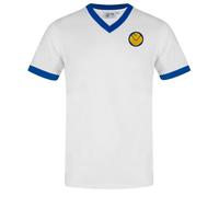 Leeds United FC Maglietta Retrò Poliestere Scollo a V Uomo (GF1054)