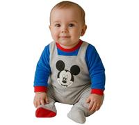 Leedya Tutina Invernale Neonato in Ciniglia e Cotone, Morbida e Calda, Fantasia Cartoni Animati Unisex, Taglie 0-24 Mesi - 038-G.C. MELANGE 0-3 mesi
