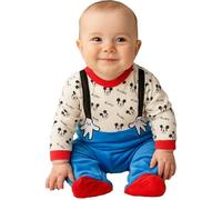 Leedya Tutina Invernale Neonato in Ciniglia e Cotone, Morbida e Calda, Fantasia Cartoni Animati Unisex, Taglie 0-24 Mesi - 463A-ROYAL 6-9 mesi