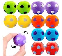 Leeelyan Spinner da Calcio Giocattolo per Punta delle Dita, 12 Pezzi, Palla Antistress, Fidget Spinner per Feste, Mini Palloni da Calcio