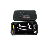 LEEFAI Custodia per tastiera, custodia da viaggio per tastiere e accessori, 16,5 x 8,9 x 3 cm, nero