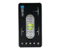 LEEFAI Op3ra - Tastiera professionale completa, 34 x 96 mm, in legno d'acero, 5 strati, realizzata a mano, grafica, con stampa UV, asse singolo e 5 ruote con cuscinetti in uretano, boccole, The Alien