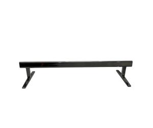 LEEFAI Pro Fingerboard Rail, mini guida per skateboard in metallo per rampe e park, 20,6 x 6,9 x 3,8 cm, i migliori ostacoli per la tastiera, colore nero