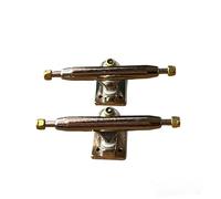LEEFAI Pro Fingerboard Trucks 32/34/36 mm 4.0-Regular Kingpin-aggiornato v2 piastra di base con hardware-base colore e dimensioni (32 mm, cromato)