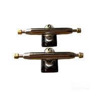LEEFAI Pro Fingerboard Trucks 32/34/36mm 4.0-Regular Kingpin-Piastra base aggiornata v2 con hardware-Piastra base colore e dimensione (36mm, Nero)
