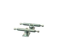 LEEFAI Pro Fingerboard Trucks G5, colore metallo grezzo, Kingpin normale, 2 camion con hardware (34 mm)