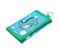 Leehoom Portafoglio per bambini per ragazzi, RFID Trifold Canvas Outdoor Sports Wallet per bambini, regali per feste di compleanno, regalo di compleanno, Dinosauro Bubble, Taglia unica, classico
