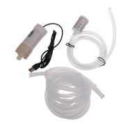 LEEINTO Modulo di Sviluppo Pompa dell'Acqua alimentata Tramite USB per acquari e balconi con Filtro a Rete in Acciaio Inossidabile