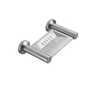 Leekayer Portasapone Acciaio Inossidabile Accessorio Bagno da Muro, Design Moderno, Montaggio a Parete Portasapone,Nessuna Ruggine nichel spazzolato porta spugne per cucina argento