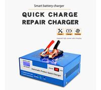 Leekookuu caricabatteria intelligente completamente automatico 10A Smart Pulse Repair Car Auto Motor 12 24 V Volt voltaggio