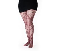 LEELA LAB, Collant Donna Curvy a Rete Made in Italy, Calze a Rete Taglie Forti dalla 46 alla 60, con Diverse Trame e Colori, Ideali per Ogni Occasione