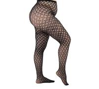 LEELA LAB, Collant Donna Curvy a Rete Made in Italy, Calze a Rete Taglie Forti dalla 46 alla 60, con Diverse Trame e Colori, Ideali per Ogni Occasione
