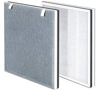 Leemone Confezione da 2 filtri di ricambio compatibili con purificatore d'aria LEVOIT Vital 100, (True HEPA + set di filtri a carbone attivo ad alta efficienza), 3 in 1, confronta con Vital 100-RF