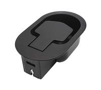 Leen4You 1 maniglia di ricambio per poltrona reclinabile e divano, in alluminio resistente, con leva di rilascio in metallo, stile flapper, solo maniglia, colore nero