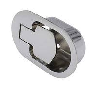 Leen4You - 1 pezzo di ricambio per poltrona reclinabile e divano reclinabile, in alluminio resistente, con leva di rilascio in metallo, colore: argento
