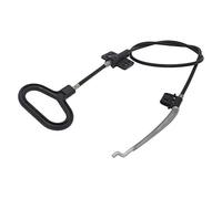 Leen4You Cavo di ricambio per poltrona reclinabile con maniglia ad anello a D, per divano reclinabile, con leva di rilascio, cavo di ricambio, nero