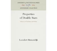 Leendert Binnendijk Properties of Double Stars (Copertina rigida)