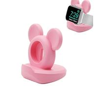 Leeneen Supporto caricabatterie per Apple Watch, supporto caricabatterie in silicone compatibile con Apple Watch Series Ultra2/Ultra/10/9/8/SE2/7/6/SE/5/4/3/2/1 Simpatico dock di ricarica per iWatch
