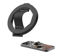 Leeneen Supporto magnetico per telefono con anello magnetico su entrambi i lati, regolabile, compatibile con Magsafe, supporto magnetico compatibile con supporti per auto Magsafe, per iPhone, Samsung
