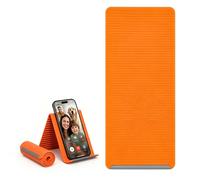 Leeneen Supporto per telefono portatile pieghevole in silicone, flessibile in alluminio siliconico, supporto per telefono per aereo, piegato in qualsiasi forma, universale, regolabile, antiscivolo