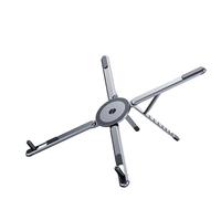 Leeneen Treppiede magnetico pieghevole 3 in 1 per telefono, portatile, in lega di alluminio, supporto regolabile per tablet, supporto magnetico compatibile con Mag-Safe iPhone, Android, MacBook Pro