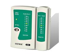 LEENUE Tester di rete,Tester di cavo, Tester Lan POE, Tester di cavo di rete RJ45, Tester di rete per cavo Lan Cat7 Cat6A Cat6 Cat5 e cavo telefonico RJ11