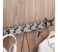 Leeonway Appendiabiti da Parete,Attaccapanni da Muro,Appendiabiti da Parete Design,Appendiabiti A Muro Nero,Metallo,Creativi Semplici,con Ventosa,per Appendere Cappotti,Sciarpe,Borse