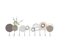 Leeonway Attaccapanni da Muro Moderno,Appendiabiti da Parete,Attaccapanni da Parete con Ganci,Appendiabiti da Parete Bianco,Metallo,Decorazione della di Casa,per Mobili E Accessori