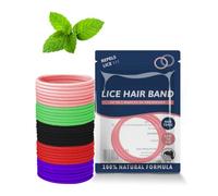 LEEQ 20 Pezzi Elastici capello Anti-Pidocchi Trattamento pidocco Pettinino Prevenzione elastico