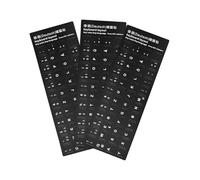 LEEQ 3 pezzi Kit adesivi tastiera per conversione layout, Keyboard Stickers, Tastiera del Computer Portatile per Qualsiasi Tastiera Standard(Tedesco)