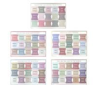 LEEQ Schede bibliche Laminate - linguette bibliche per cattoliche o Altre Bibbie, 75 schede, Forniture per Il Giornale della Bibbia, Regalo Cristiano, 66 schede Bibliche Antico e Nuovo Testamento