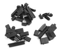 LEEQBCR 42 Pezzi Laptop Dust Cover Port Plug, Silicone USB cap Connector Stopper per USB Type-C, USB-C Plug, Micro USB, HDMI Port, USB-A Female e Plug, Kit di Protezione