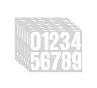 LEEQBCR Numeri Adesivi grandi 10 Pezzi, Adesivi con Numeris, 0-9 Numeri per Cassetta Postale, Numero Civico da Esterno, Numero Autoadesivi di Cassetta Vinile per Indirizzo, Segnaletica, Porta