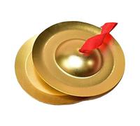 LeeQinersw 1 paio di piatti a mano, strumento musicale robusto e portatile, per bambini e adulti. Piatti da dito, strumento a percussione per danza palcoscenico, Grande