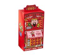 LeeQinersw 1 Pezzo Busta Anno Cavallo 2025 Portasoldi Interattivo Pacchetto Regalo Carta Robusta Adatta per Festa Primaverile Compleanno, Dio Della Fortuna