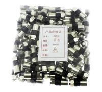 LeeQinersw 100 Pezzi Connettore per Cavo TV Britannico con Testa estrusa, adattatori Serie, Hardware di Facile Installazione, componente di Fissaggio