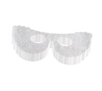 LeeQinersw 100 Pezzi di Carta per La Cura Degli Occhi in Tessuto Non Tessuto, Accessori Monouso Leggeri, Traspiranti, Fai Da Te, per La Cura Degli Occhi, with Hole Silk a, 18.5 X 6 Cm