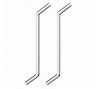LeeQinersw 2 Pezzi Chiave per Tritarifiuti | Ergonomica, Chiave di Sblocco per Tritarifiuti, Resistente, Argento