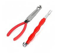 LeeQinersw 2 Pezzi Pinza Tagliacavi Tronchese Tubi Elettrica Attrezzo per Cablaggi Auto E Lavori Elettrici con Impugnature Isolate Rosse E, style to 1