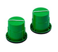LeeQinersw 2 Trampoli per Bambini, Trampoli a Secchiello, Giocattolo per L'equilibrio, Antiscivolo, per Lo Sviluppo della Coordinazione, Adatto per L'asi, Verde